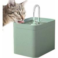 Fontaine À Eau pour Chat, Ultra Silencieuse 1.5 L Fontaine A Eau Chat sans Fil, Chat Fontaine d'eau pour Animaux De Compagnie avec Filtre pour Chats Oiseaux Chiens
