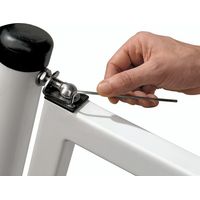 Coppia di cerniere chiudiporta automatiche LOCINOX per tubo da 40 mm - SWING-40-130