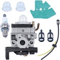 Carburatore per motore decespugliatore Honda GX25 GX35 GX 25 35 HHT35 HHT35S FG110 con guarnizione del tubo, candela, kit filtro carburante e accessori di ricambio.