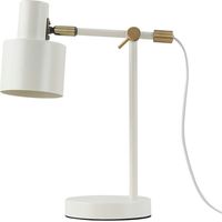 Lampe de table serantes E27, métal blanc cassé, 300 x 140 x 351 mm
