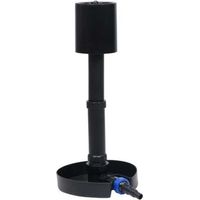 Teichoberflächenskimmer, freistehender Wasseroberflächenreiniger, Reinigung von Blättern, Zweigen, Staub, Algenreduzierung, Schwarz