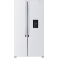 Continental Edison – Réfrigérateur américain 529 L – 2 portes – L90 x P67 x H177 cm – Classe D – Système No Frost – Blanc