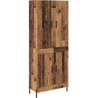 Armoire Haut de rangement - Armoire De Chambre Bois Ancien 69,5 x 34 x 180 cm Bois d'ingénierie fr8271 - Maison La Vie