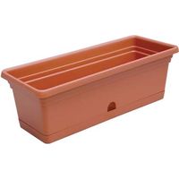 CASSETTA + RISERVA MELISSA ICS - PP TERRACOTTA CM 40X20 H.CM 16- 6 pezzi