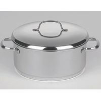 Riess Kasserolle Cristall mit Deckel Ø18cm 2 Liter Edelstahl