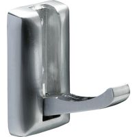 Hettich Mantelhaken zum Klappen 7 x 3,3 x 6,1 cm Edelstahl-Optik - 1 Stück Garderobenhaken