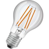 OSRAM Star+ LED-Lampe mit Tageslichtsensor für E27-Sockel, Filament-Optik ,Warmweiß (2700K), 470 Lumen, Ersatz für herkömmliche 40W-Leuchtmittel, nicht dimmbar, 1-er Pack