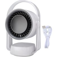 Desktop Oscillating Fan 100 Speeds Quiet Rechargeable Long Battery Life High Speed Desk Air Circulator Fan for Indoor