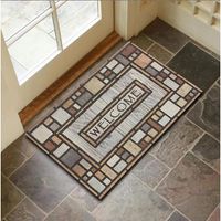 40x60cm Paillasson Intérieur , Tapis Entrée Intérieur, Tapis d'entrée Antidérapant et Absorbant, Résistant, Lavable, Tapis Entree pour Porte pour Porte, Couloir, et Balcon