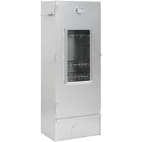 Horno ahumador de BBQ con generador humo frío acero galvanizado vidaXL