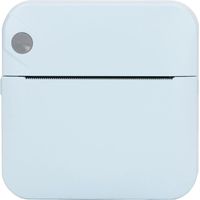 Mini Imprimante de Poche Imprimante Thermique sans Fil Mini Imprimante Étudiant Équipement D'étiquetage Bleu Mini Imprimante Thermique Portable de Poche pour Mauvaises Questions Notes Photos