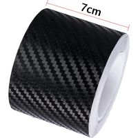 (5 m,7 cm) Autocollants de voiture en fibre de carbone nano 3D à faire soi-même,protection de seuil de porte,ruban adhésif de pare-chocs,film de protection imperméable 1/3/5/7/10 m