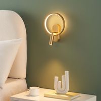 Kosilum – Applique murale dorée double lumière – Liseuse orientable – Éclairage élégant pour chambre – Installation facile