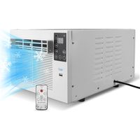 Nannigr climatiseur mobile 280W, 1900 BTU rafraichisseur, rafraichisseur dair, purificateur et elimination odeurs, déshumidificateur d'air, mode nuit, faible conso climatiseurs