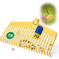 2x Novatool Gartenpflege-Sets Robuster Laubrechen
