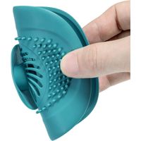 Crépine anti-obstruction pour évier de cuisine à pression, filtre en silicone pour salle de bain, protection pour siphon de sol