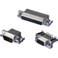 W & P Products 107-15-1-1-20 Embase SUB-D mâle 90 ° Nombre de pôles: 15 pin coudée à souder 1 pc(s) R220491