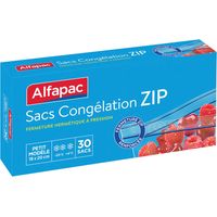 Sacs Congélation Zip Albal Petit Modèle Fermeture Zip Ultra-pratique Et Hermétique - Albal