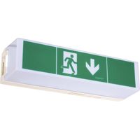 B-SAFETY BR 565 030 Fluchtweg-Notbeleuchtung Deckenaufbaumontage, Wandaufbaumontage