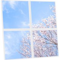 Pack de 4 Dalles LED Imprimées 60x60 cm - Motif Nuances Roses - Lumière Blanc Neutre 4000K - Panneaux Lumineux Plafond Bureau Salon Cuisine - Faciles à Installer