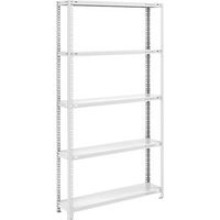 Estantería atornillable de almacén RAL 7035 semipesada