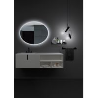 LEDIMEX- Espejo Baño 100X80cm con Led y Antivaho Cromado