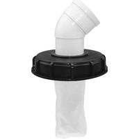 Couvercle IBC - Filtre Intégré - Angle 45° - Nylon Renforcé - Étanche - Pour Réservoirs IBC Standard - 1 Pièce