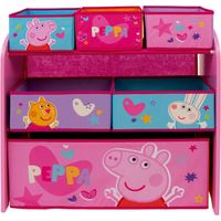 Meuble de Rangement à 6 paniers Peppa Pig