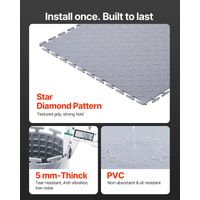Dalles de Garage Emboîtables - Lot de 16 Revêtement de Sol Garage