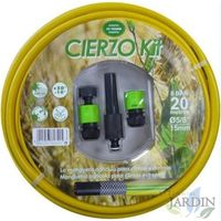 Kit tuyau d'arrosage Cierzo 15 mm 3/8'' 20 m + accessoires Tuyau d'irrigation Accessoires de jardin