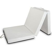 EVERGREENWEB - Materassino Futon Pieghevole salvaspazio, Materasso Singolo in Waterfoam Sfoderabile in tessuto Anallergico e Traspirante alto 9 cm FUTON EASY(80x200)