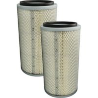 vhbw 2x Filter Cartridge compatible with SBC 560, 990, 350, 500, 420 Sandblasting Cabinet - Paper Filter with Mesh Screen
