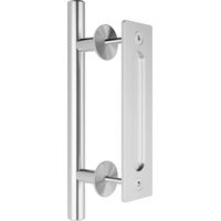 Poignée de porte coulissante en acier inoxydable 24cm poignée de porte coulissante grange