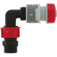 F-Steckverbinder mit großem Durchfluss, Durchmesser 19 mm