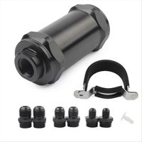 Filtre à essence 54 mm pour modification automobile AN6/AN8/AN10, filtre à carburant en ligne E85 (éthanol) avec 100 % de protection contre les taches.