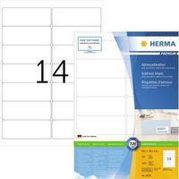 Herma Etiq. d'adresse 99,1x38,1 100f. DIN A4 1400 pièces 4678