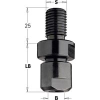 CMT – Mandrin de fraisage M14x2 avec bague pour pinces d=6-9,5 – Précision pour usinage de métaux – Compatible avec outils professionnels