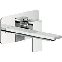 Mezclador de lavabo de pared de parte exterior con caño 20 cm Nobili Seven SE124198/1CR Cromo