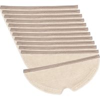 12pcs Cleaning Cloths for Roborock Q7 Max S6 MaxV S5 S50 S51 S55 S6 S5 Max Q7 Max Plus / Q7 Max + Vacuum Cleaner, Replacement Mop Accessories for Xiaomi Robot Vacuum Cleaner Cisea