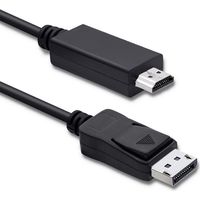 Qoltec DisplayPort v1.2 Stecker HDMI Stecker 5K 1m