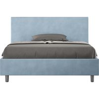 Letto Matrimoniale Extra Large 200x210 cm Senza Rete Adele Azzurro