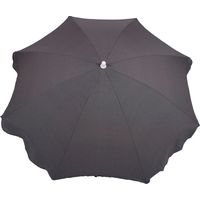 Chillvert Gandía Ombrellone Fisso in Alluminio Grigio Scuro 180 cm
