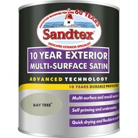 Sandtex 10 Year Exterior Multi Surface Satin - Bay Tree - 750ml