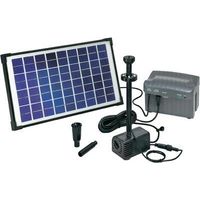 Bomba solar para estanques con batería recargable de 10 W para estanques de jardín esotec 101774