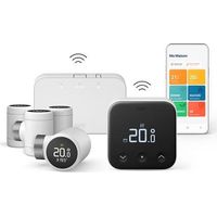 Termostato smart tado nero con programmazione intelligente