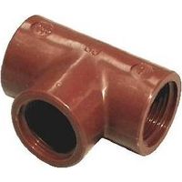 TI À 90° EN PP MARRON Dimensions : 3/4"
