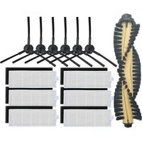 Convient aux accessoires de balayeuse ILIFE A4 brosse principale filtre Haipa brosse latérale chiffon