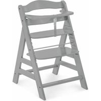 HAUCK Seggiolone in Legno per Bambino Evolutivo Alpha+ / grey