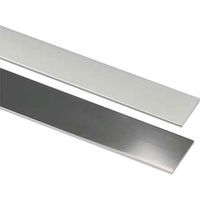 PROFILO PER RIVESTIMENTO PIATTO 20x2 mm - satinato - barra 2 mt 750 - 10 metrilineari- ARCANSAS