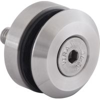 Glaspunkthalter Trapez 45, 45 mm, 8 - 20 mm Glas, Edelstahl